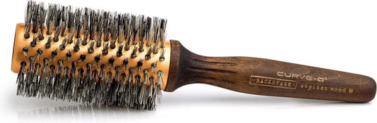 Curve-O Backstage Wood - M - Round Brush