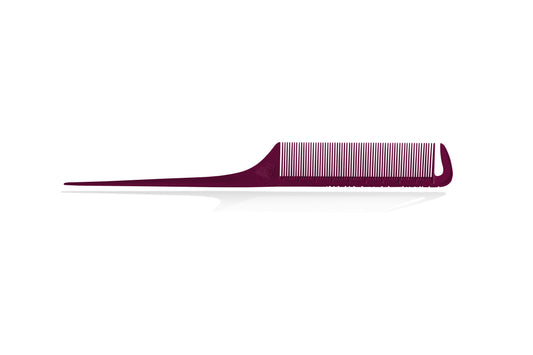 Tail comb super fine - Burgundy